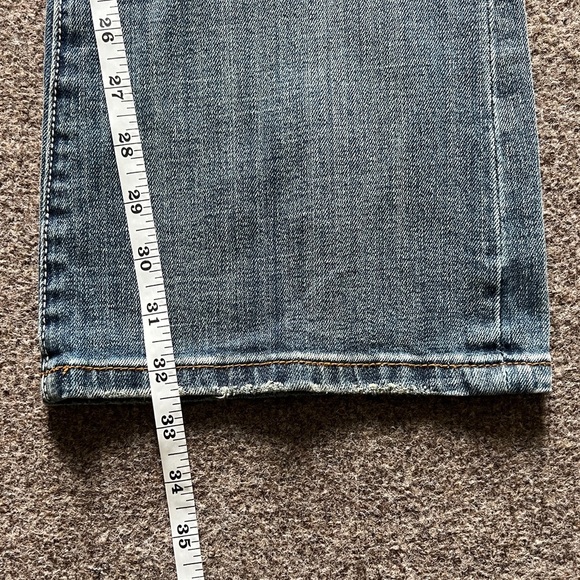 NWT Y2K ReRock for EXPRESS Boot Cut Low Rise Jeans Embroidered Size 4 (31x32.5) - Picture 13 of 16